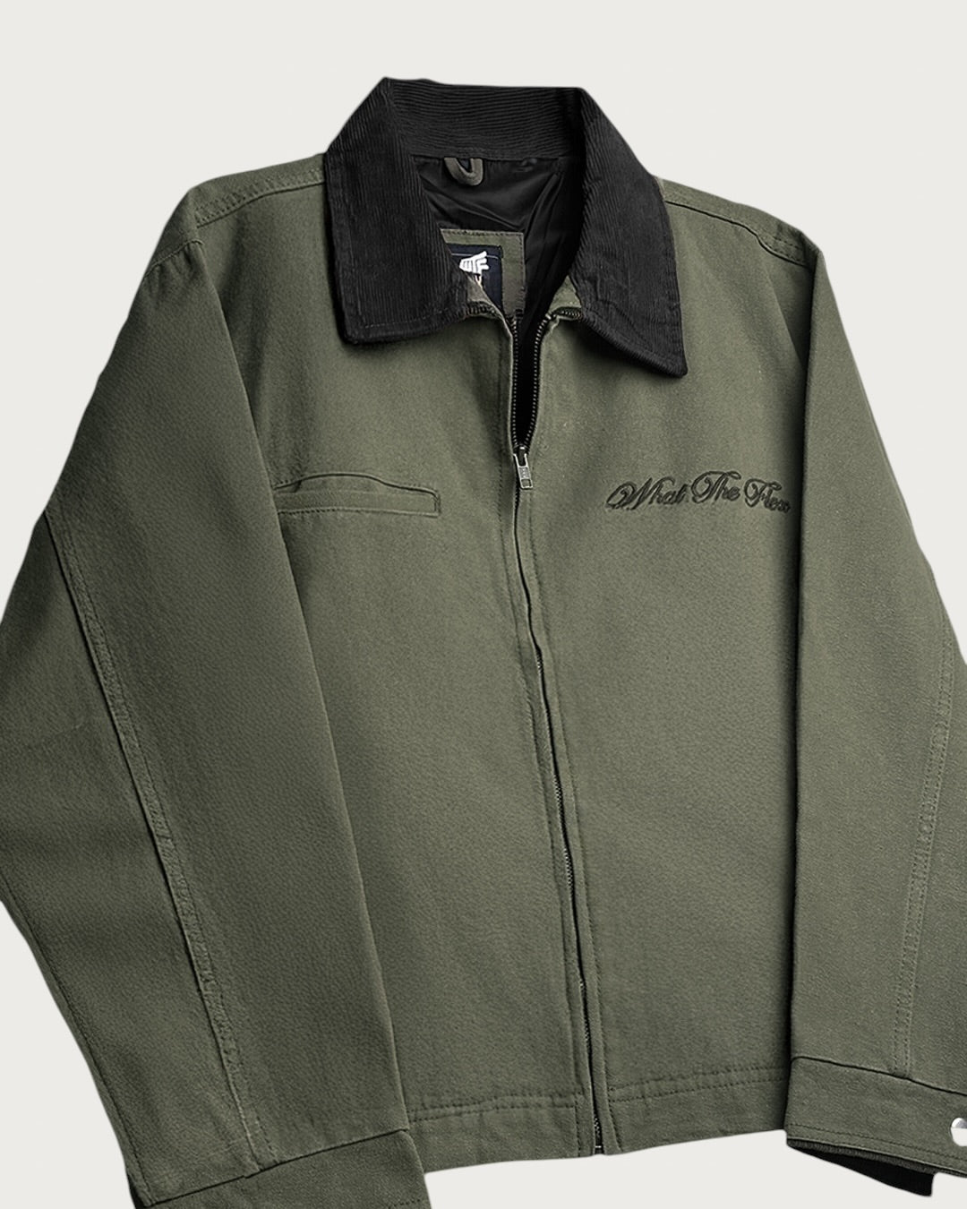 Forest Olive Denim Cord Jacket