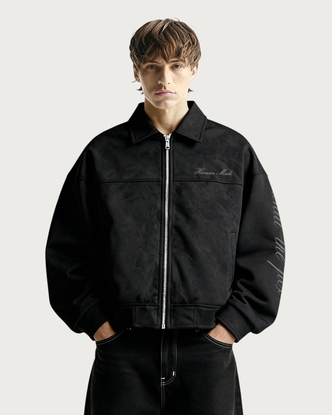 Human Made Black Suede Jacket