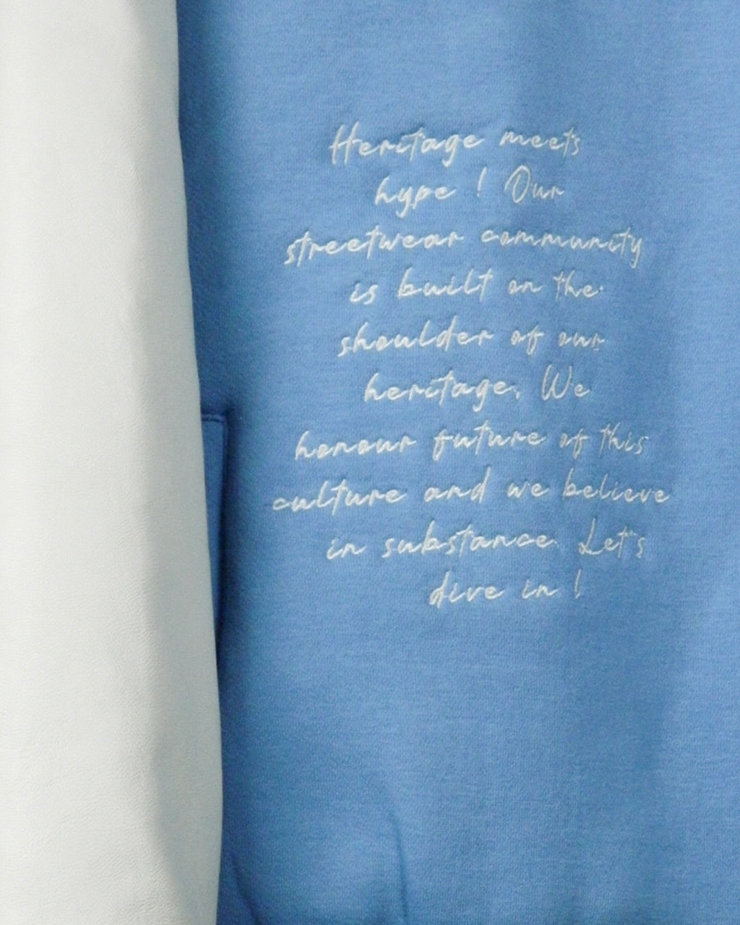 Heritage Light Blue Varsity Jacket