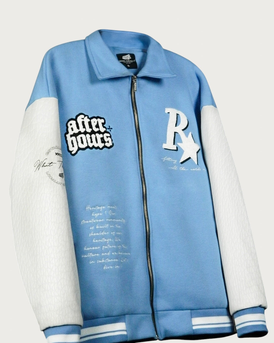 Heritage Light Blue Varsity Jacket
