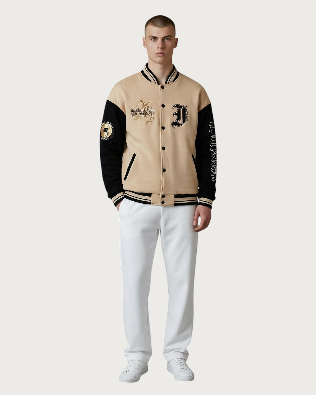 Goat Brown Varsity Jacket