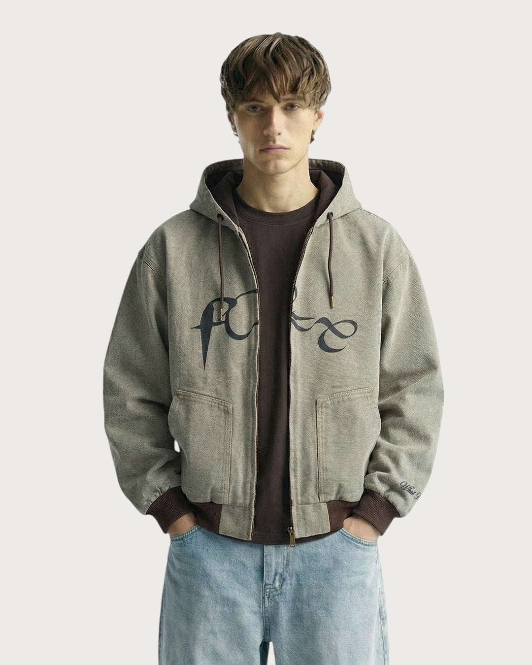 Unbound Denim Zipper Jacket