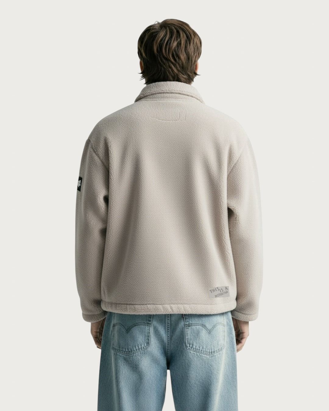 No Distraction Off-White Cloud Feel Jacket
