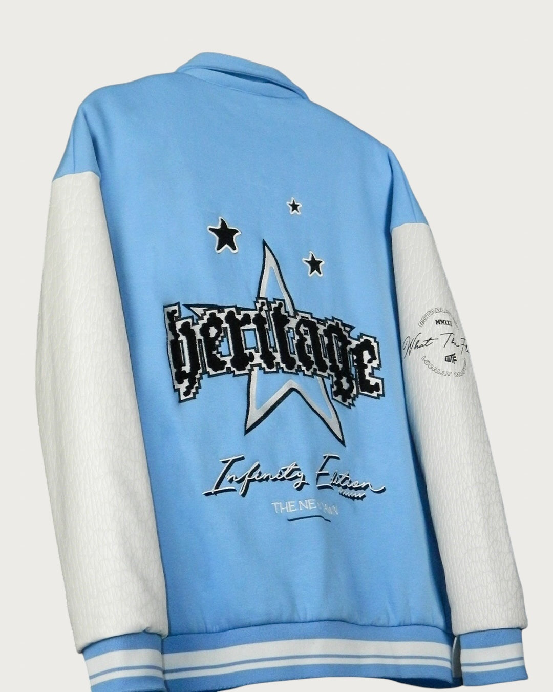 Heritage Light Blue Varsity Jacket
