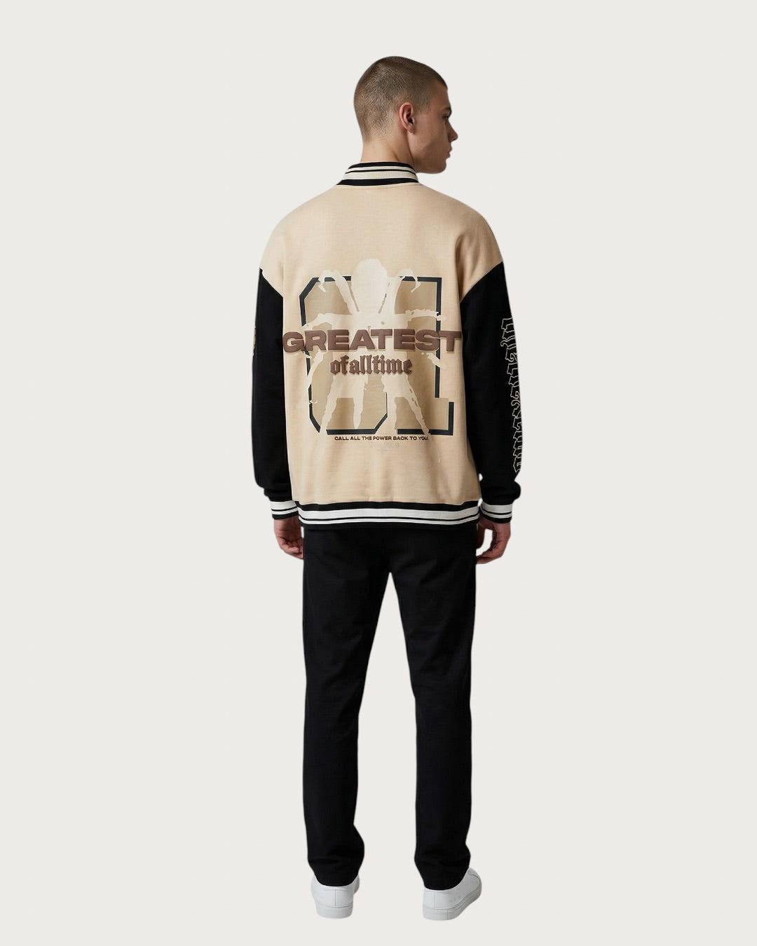 Goat Brown Varsity Jacket