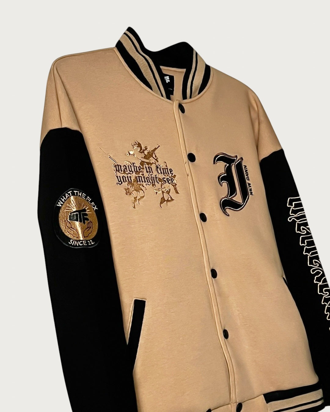 Goat Brown Varsity Jacket