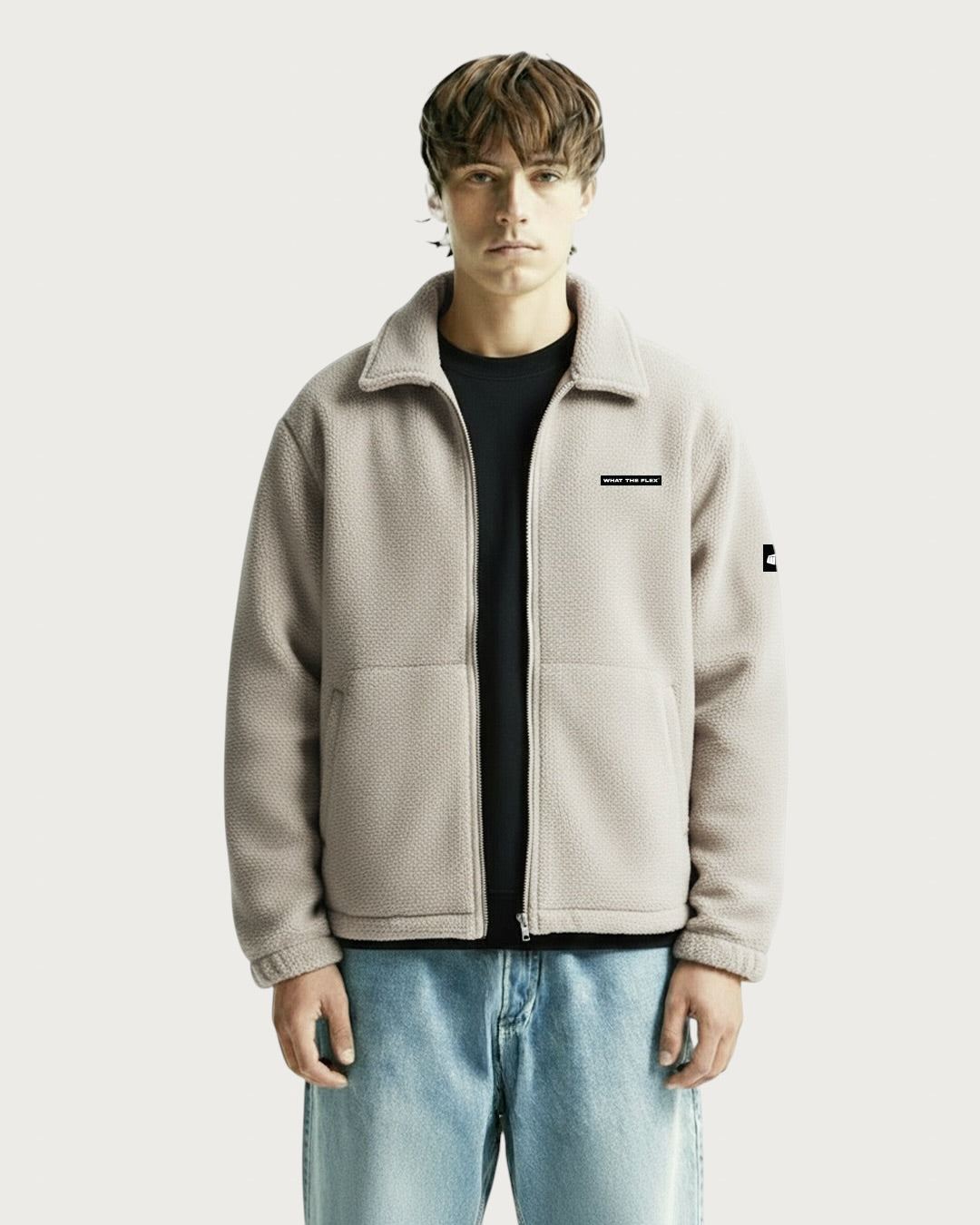 No Distraction Off-White Cloud Feel Jacket